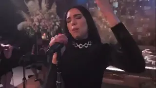 dualipa singing "Hallucinate" at #ejafoscars Livestream (clip)