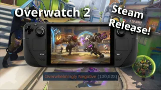 Overwatch 2 on Steam Deck, now the WORST rated Steam game!