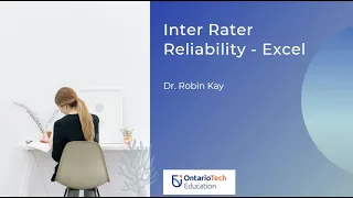 Calculating Inter Rater Reliability/Agreement in Excel