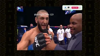 UFC 267  Khamzat Chimaev Octagon Interview | Khamzat Chimaev songs