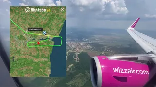 WizzAir A320 Go-Around at Varna