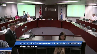 Community Development and Recreation Committee - June 13, 2018