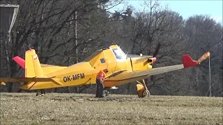 Letecké hnojení Čmelák Z-37 Agro a Z-37 Turbo