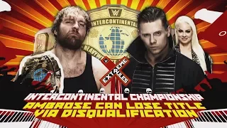 Dean Ambrose will lose the Intercontinental Title if he gets disqualified this Sunday