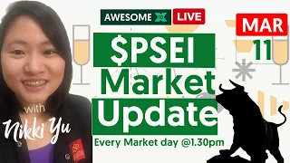 🔴 $PSEI Market Update (March 11, 2021 LIVE Recorded) by Nikki Yu
