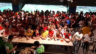 Arsenal fans in Baku Olimpic Stadion EL final 2019