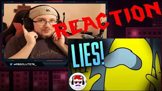 LIES - Among Us Animated Song | Rockit Gaming & Dan Bull REACTION!!