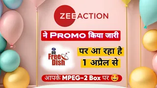 Zee Action Launching on DD Free Dish | Zee Action DD Free Dish promo 🔥