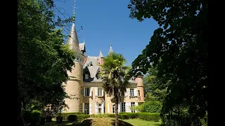 Elegant 19th C. Gersois Chateau for sale equipped as Hotel near Auch..