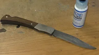 Заточка ножа: какой-то дамаск
