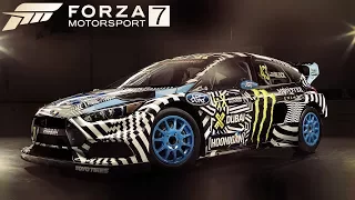 1 на 1 с Кеном Блоком ford focus - gymkhana focus 43 - Forza Motorsport 7 - Форза 7