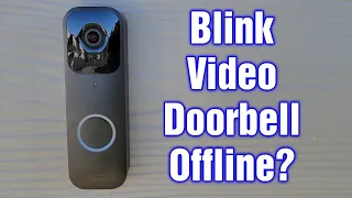 Blink Video Doorbell Offline - How To Remove/Install Batteries