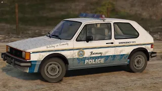 Harmony Police VW Golf showcase [FiveM]