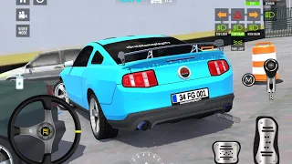 Car Simulator 3D - Modified Mustang GT Driving on Road and Parking - Car Game Android Gameplay