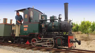 Firing up and running "Buckeye" O&K 0-4-0 Steam Locomotive!