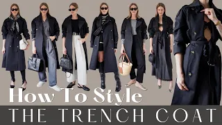 HOW TO STYLE A TRENCH COAT LIKE A PARISIAN!🧥🇫🇷 - Vol.2 Classic Wardrobe Essentials