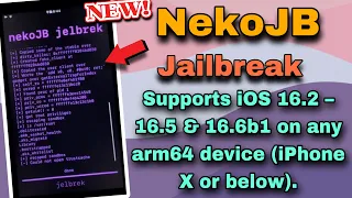 Upcoming NekoJB Jailbreak for KFD | For iOS 16.2 – 16.5 & 16.6b1 on arm64 device (iPhone X or below)