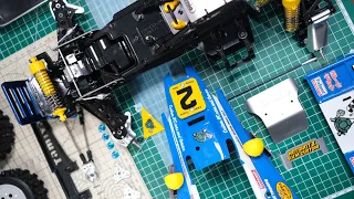 Making RC Tamiya Hot Shot II Blockheads Motors 2023 edition in Timelapse