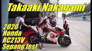 MotoGP 2020 New Honda RC213V Sepang Test by Takaaki Nakagami - Pure Raw sound