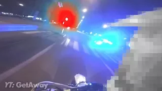 SUPERMOTO vs. 5 COP CARS (Police Chase)