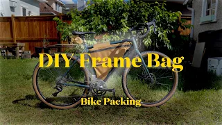 I Made a DIY Frame Bag for Bikepacking