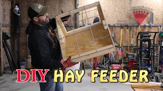 DIY Hay Feeder For Goats or Sheep