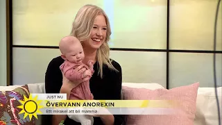 Cazandra övervann svåra anorexin - och fick ett litet mirakel - Nyhetsmorgon (TV4)