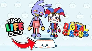 The Amazing Digital Circus in Toca Life World | Pomni vs Jax | Drawing Love Couples |Toca Boca