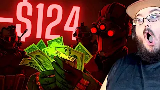 TheRussianBadger Robbing $124 From A Free To Play Game! REACTION!!!