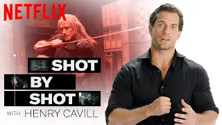 Henry Cavill Breaks Down The Blaviken Fight Scene Shot By Shot | The Witcher | Netflix