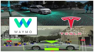 LiDAR (Waymo) vs Computer Vision (Tesla) - The Autonomous Car Sensor Suite Race