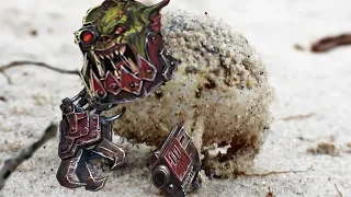 Angry Squeaking Ork Frog