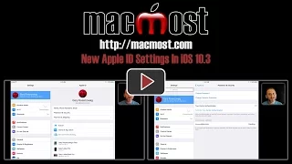 New Apple ID Settings In iOS 10.3 (#1370)