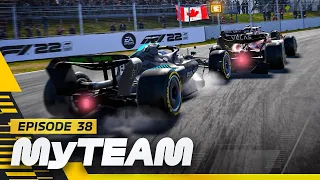 SAINZ BRAKE CHECKED SOMEONE - F1 22 My Team Career Part 38: Canadian GP