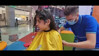 How To Trim Hair Step by Step|One Lenght Haircut Tutorial|Basic Girl Haircut|Tutorial Longtrim|UAE|