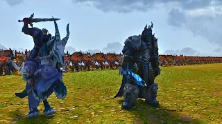 SAURON'S NEW ALLIANCE THE LICH KING & DEATH KNIGHT - WARHAMMER 40K - Ultimate Epic Battle Simulator