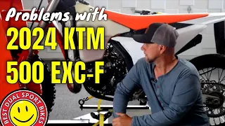2024 KTM 500 EXC-F Problems | Stiff Frame and Bad Fuel Pump Location