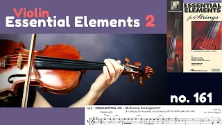 [Essential Elements Violin Book 2] #161 Swallowtail Jig