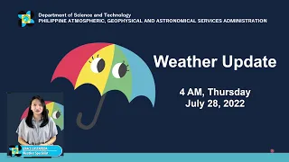 Public Weather Forecast Issued at 4:00 AM July 28, 2022