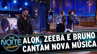 Exclusivo: Alok, Zeeba e Bruno cantam "Never Let Me Go" | The Noite (24/03/17)