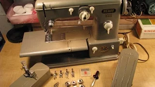 SOLD - (Photos/Videos) - PFAFF 332 (Fully Restored) with all-metal Walking Foot and Goodies!