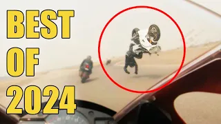 Most INSANE Motorcycle Crashes, Road Rage and Close Calls of 2024! Ep.18