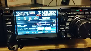 Short recording of a QSO on the Yaesu FTDX10.