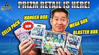 Prizm Retail is Here! Mega Box, Blaster Box, Hanger Box, Cello Pack - 2021 Prizm Football