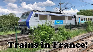 Trains in Mulhouse, France - May 2024