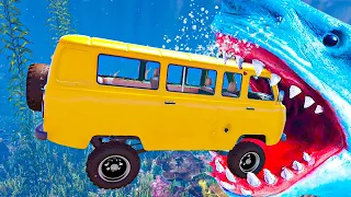 ПРОЕХАЛ ПОД ВОДОЙ на ОГРОМНОЙ РУССКОЙ БУХАНКЕ в ГТА 5 МОДЫ - ЭКСПЕРИМЕНТЫ в GTA 5