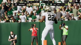 Madden 22 Xbox Series S Saints vs Packers