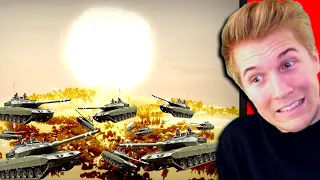 How Many Tanks Can 1 Nuke Boy Destroy? (Total Tank Simulator Sandbox Gameplay)