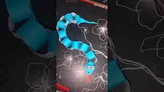 Amazing paper snake / easy paper craft / moving paper snake 🐍 #shorts#viral #trending #ytshorts