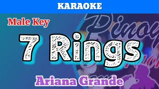 7 Rings by Ariana Grande (Karaoke : Male Key)